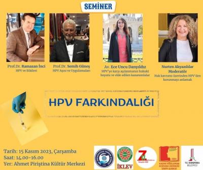 HPV FARKINDALIĞI SEMİNERİ YAPILDI