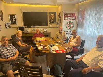 Karşıyaka Belediyesi Kültür ve Sosyal İşler Müdür sayın Leyla Keskiner  ziyareti