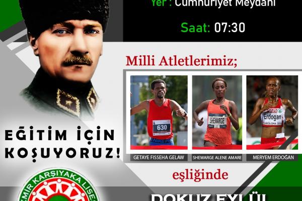İzmir 9 Eylül Yarı Maratonundayız
